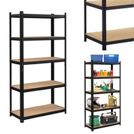 REGAŁ METALOWY DO PIWNICY MAGAZYNOWY 180 X 90 X 30 CM MAX 175 KG NA PÓŁKĘ