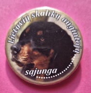 Buton śr. 37mm - Litewski Klub hodowców psów gończych