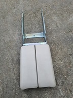 Range Rover Velar L560 2017- podłokietnik tunelu skóra biała nić