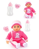 LALKA BAYER BOBAS MÓWI RÓŻOWA 18m+ ZESTAW !