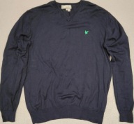 Wr) LYLE & SCOTT MĘSKI SWETER W SEREK Roz.L