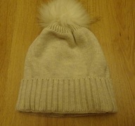 Czapka dziewczęca 5-6 lat jak NOWA