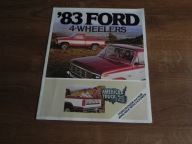 Ford 4-Wheeler Ranger Pickup F-150 F-250 F-350 USA 1983 prospekt folder
