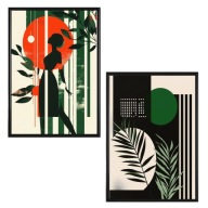 Plakat Zestaw 50x70 2 szt. plakaty ,postery,MODERN ,BAUHAUS*1993*