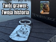 Brelok ze zdjęciem psa grawer personalizowany prezent dla psiarza