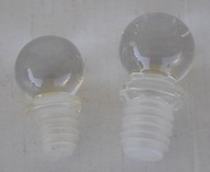 Korek Kulka Szklany w Kształcie Żarówki do Barku Karafki Alkoholu Nowy