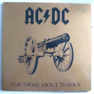 AC/DC – For Those About To Rock We Salute You winyl Ger 19781 VG