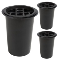 Wazon czakos tworzywo sztuczne 12 x 15cm zestaw 3 sztuki