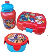 ZESTAW BIDON +2x ŚNIADANIÓWKA LUNCH BOX PSI PATROL