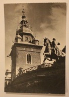 KRAKÓW. Wawel - wieża Zygmuntowska i pomnik Tadeusza Kościuszki, NAK 1100