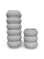 Wazon na Suszki plus Przybornik na Biurko Imitacja Marmuru - kwiaty LEGO