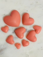 Mix serduszek Woski sojowe do kominka zapachowe Delikatne Kwiaty, 9 szt.