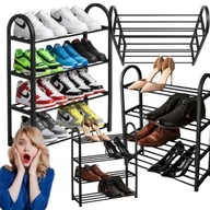 DUŻA SZAFKA NA BUTY VILDE 49,5 X 56,5 X 18,5 CM CZARNY , PUŁKA NA BUTY