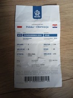 Używany bilet Polska - Chorwacja - 15.10.2024 - Liga Narodów