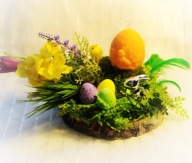 stroik Wielkanoc świeca jajko zając