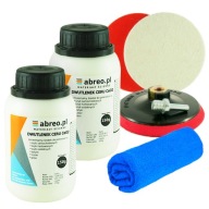 ZESTAW DO USUWANIA RYS ZE SZKLA DO POLEROWANIA SZYB TLENEK CERU 300g + FILC