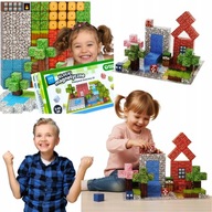 KLOCKI MAGNETYCZNE 3D KONSTRUKCYJNE MINECRAFT MAINCRAFT SZESCIANY PIKSELE