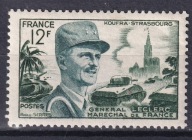 Francja 1954 ** cena 1,90 zł kat.2€ - Marszałek Leclerc