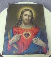 ORYGINALNY PIĘKNIE WYKONANY KOLEKCJONERSKI OLEODRUK Z LAT 1890-1910-ZOBACZ