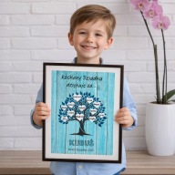 Pamiątka dla babci Dzień Babci Dziadka plakat dyplom A4/A3