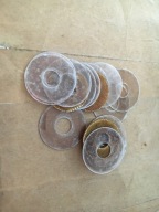 2x Podkładka mikowa, dioda, używana