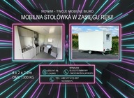 Nowoczesna przyczepa socjalna – Gamma Plus, biuro i szatnia w terenie