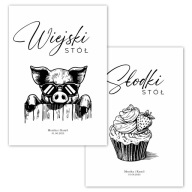 Wiejski Słodki Stół Poczęstunek Na Wesele Ślub Ślubne Ramka PDF