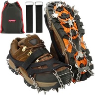 Kolce na Buty 38-45 Antypoślizgowe Nakładki na Lód i Śnieg Mocne Łańcuchy