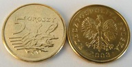 2003 r 5 gr groszy MW * MENNICZE