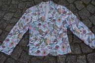 GERRY WEBER MARYNARKA ŻAKIET LEN LNIANA r.36 danish design