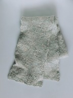 Szalik dla dziecka dwuwarstwowy szaliczek robiony na drutach ciepły