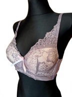 Przepiękny koronkowy biustonosz stanik podwójny push-up r. 80B