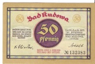 notgeld Bad Kudowa 50 Pfennig 1921 Kudowa Zdrój