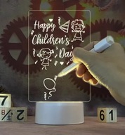 Tablica kreatywna LED lampka nocnaNAPISZ CO CHCESZ