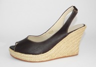 BODEN SANDAŁY KOTURN NAT.SKÓRA R-40