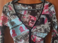 Bluzka z siateczki roz xs