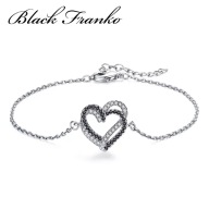 Bransoletka s4 Platerowana Platyną CZ / Spinel – Franko