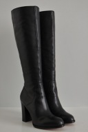 SUPER WYGODNE klasyczne kozaki SAM EDELMAN Regina do kolana na słupku