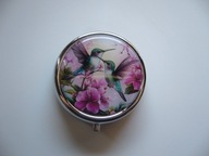 PIGULARZ POJEMNIK NA TABLETKI PTAKI KOLIBRY NOWY