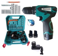 MOCNA WIERTARKO WKRĘTARKA AKUMULATOROWA 18V AKCESORIA PRZEGUB WIERTARKA