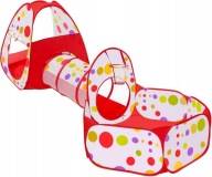 Namiot dla dzieci 3w1 Tunel Suchy Basen na Piłki Kojec Iglo Domek prezent