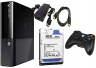 RGH! KONSOLA XBOX 360 SLIM E 500GB + RGH3 + ORYGINALNY PAD + Zasilacz + GRY