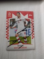 Karta topps autograf Polska Grzegorz Krychowiak PZPN