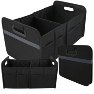 ORGANIZER DO BAGAŻNIKA SAMOCHODU AUTA KUFER USZTYWNIONY TORBA XL CZARNY