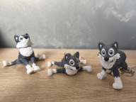 Brelok breloczek zawieszka Toonz Wilk flexi druk 3d pomysł na prezent