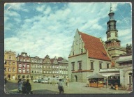 Widokowka Poznan z obiegu ze znaczkiem 1974