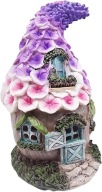 Lampka Solarna Domek LED Dekoracja Ogrodu Bajkowy Domek 23 cm