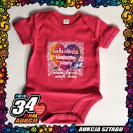 Body dziecięce różowe 0-3 m 34. FINAŁ WOŚP