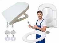 DESKA WC DO ROCA GAP WOLNOOPADAJĄCA WYPINANA DUROPLAST ZAMIENNIK ESTIVA G