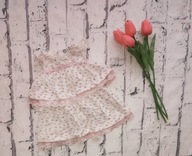 Sukienka dziewczynka 0-6 miesiąc